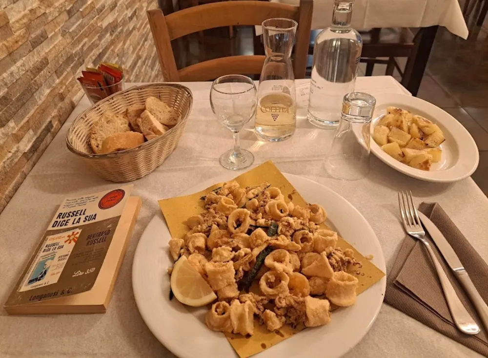 Gran fritto misto con patate al forno